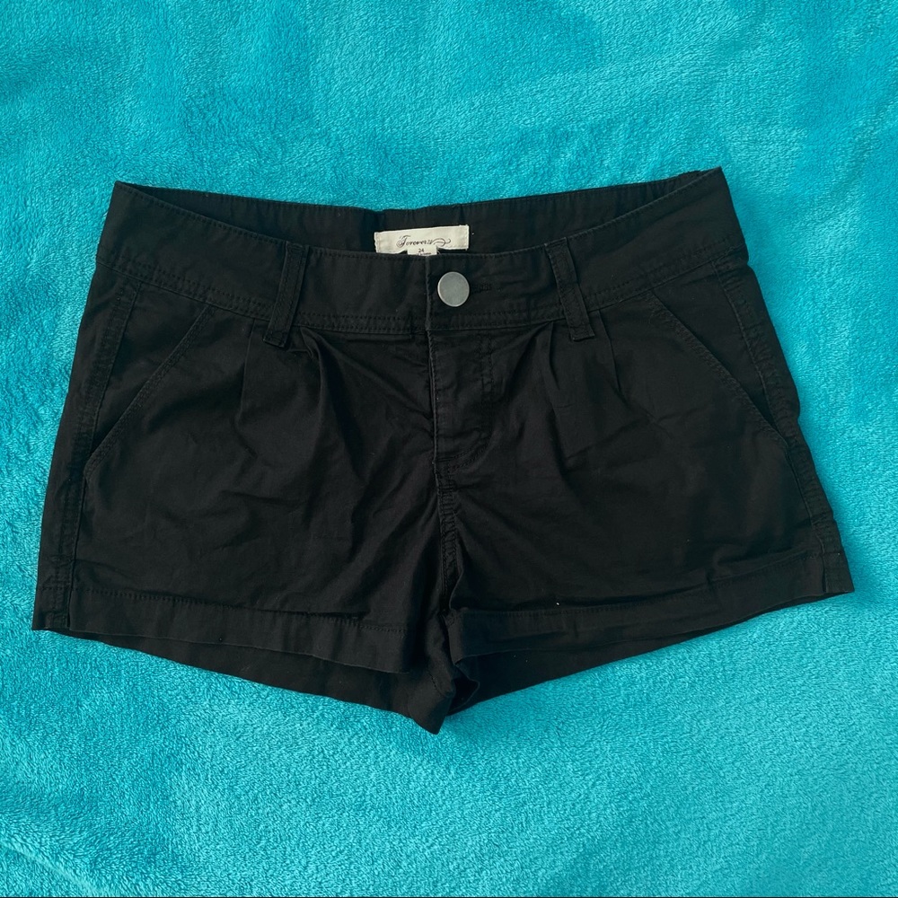 Forever 21 Black Shorts with 4 Pockets